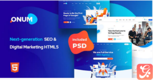 Onum - SEO & Marketing HTML5 Template