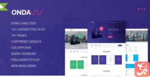 Onda - Web Hosting, Responsive HTML5 Template