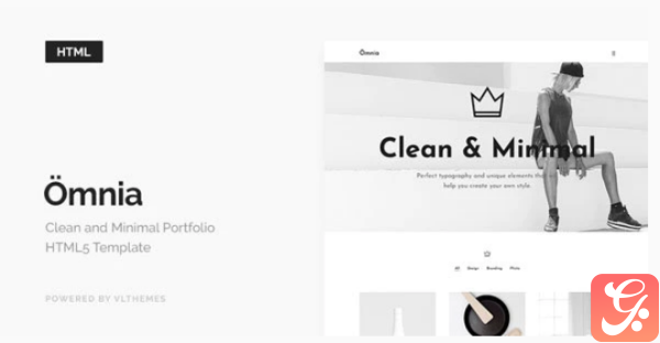 Omnia Clean and Minimal Portfolio HTML5 Template