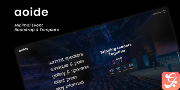 Aoide - Event Bootstrap 4 Template