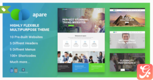 Apare - Responsive Multipurpose HTML5 Template