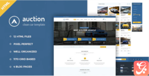 Auction - Car Dealer & Mechanic HTML Template
