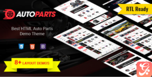 AutoParts - Tools, Equipments and Accessories Store HTML Template