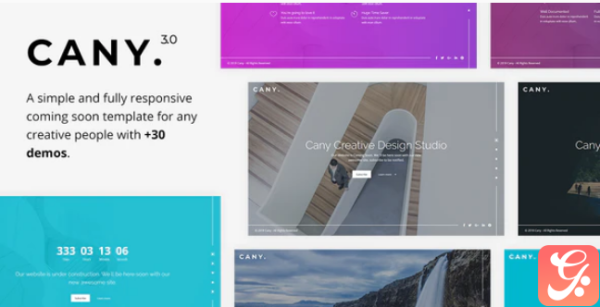 Cany - Responsive Coming Soon Template