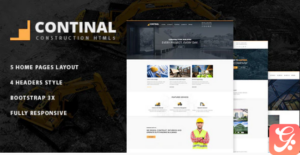 Continal - Construction Business HTML5 Template