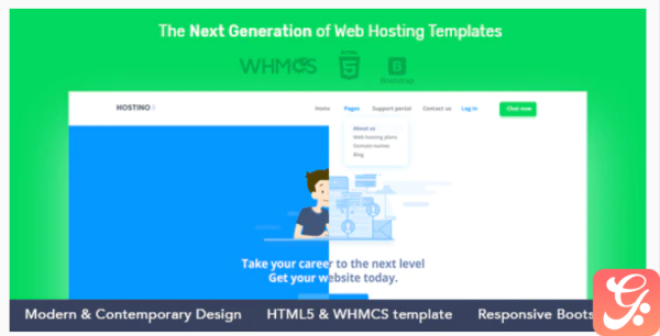 Hostino WHMCS Web Hosting Template