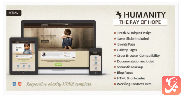 Humanity Charity HTML5 Template