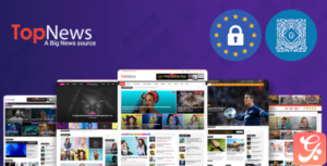 TopNews – News Magazine Newspaper Blog Viral & Buzz WordPress Theme 3.3.4