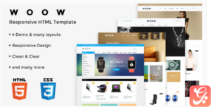 WOOW - HTML eCommerce Template