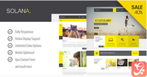 Solana - Responsive HTML5 Template