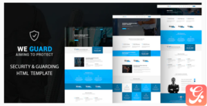 We guard - Security HTML Template