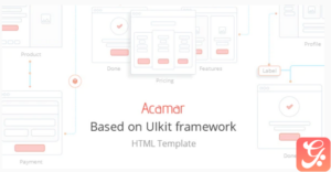 Acamar — Tiled Layout and Clean Design Responsive HTML Template