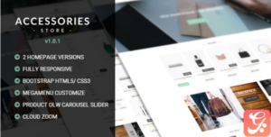 Accessories - Multi Store Responsive HTML Template
