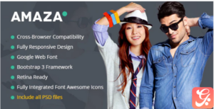 Amaza - Fashion Store HTML Template