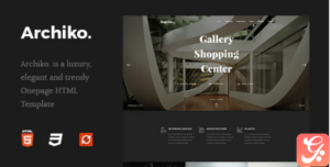 Archiko. - Architecture Onepage HTML Template