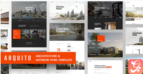 Arquito 3D Architecture Interior HTML Template