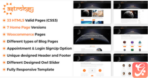 Astrology and Horoscope Responsive HTML 5 Template