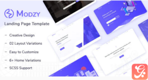 Modzy - Landing Page Template