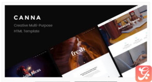 Canna – Creative Multi-Purpose HTML Template