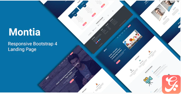Montia - Landing Page Template