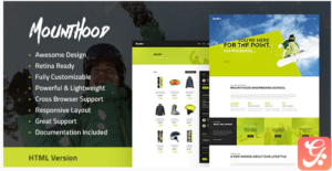 Mounthood | Ski and Snowboarding HTML Template