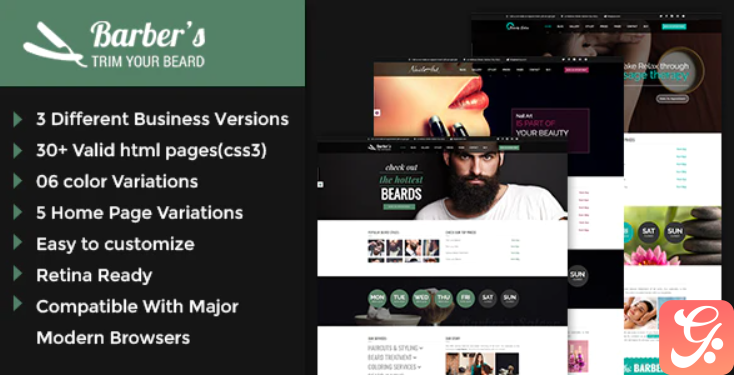 Barber - Html Template for Hair Salon