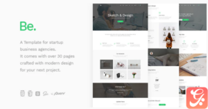Be - Startup Business HTML Template
