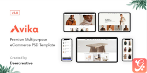 Avika | Multipurpose eCommerce PSD Template