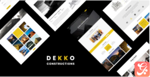 Dekko - Construction HTML5 Template
