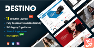 Destino - Responsive & Multi-Purpose HTML5 Template