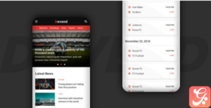 Devend - Football & Soccer Mobile Template