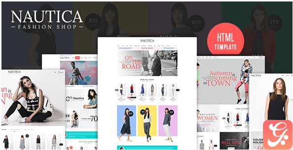 Nautica - Responsive HTML Template
