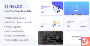 Neloz - Landing Page Template