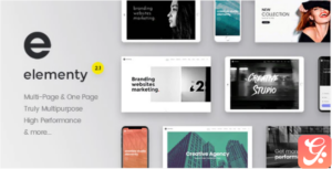 Elementy - Multipurpose One & Multi Page Template