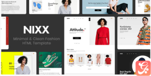 NIXX – Minimal & Clean Fashion HTML Template