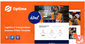 Optime - Logistics & Transportation HTML5 Template