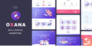 Oxana - SEO & Digital Marketing HTML Template