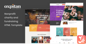 Oxpitan - Nonprofit Charity and Fundraising HTML5 Template