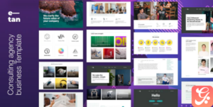 E—tan - Digital Consulting Agency HTML Template