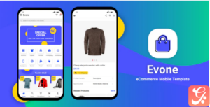 Evone - eCommerce Shop & Store Mobile Template