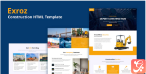 Exroz - Construction HTML Template