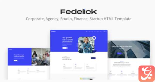 Fedelick Corporate Agency Multi Purpose HTML Template