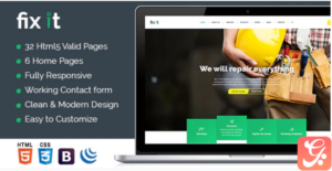 Fixit Construction - HTML Template