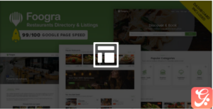 Foogra - Restaurants Directory & Listings Template