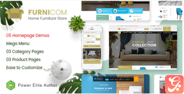 Furnicom Responsive Furniture Interior HTML Template