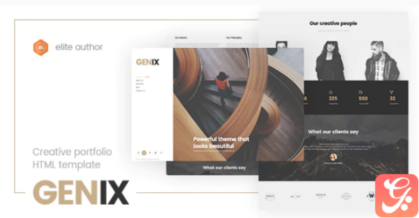 Genix - Creative Portfolio HTML5 Template