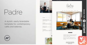 Padre - Cafe & Restaurant + Variant Page Builder