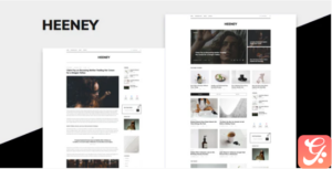 Heeney - Modern Blog HTML5 Template