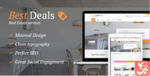Best Deals - A Modern Property Sales & Rental WordPress Theme