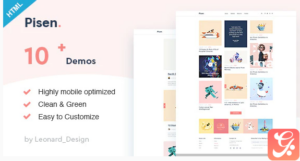 Pisend | Minimalism Blog HTML5 Template